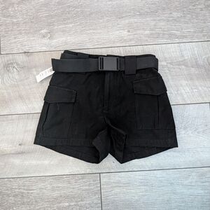 ARITZIA Black Cargo Shorts xxs
